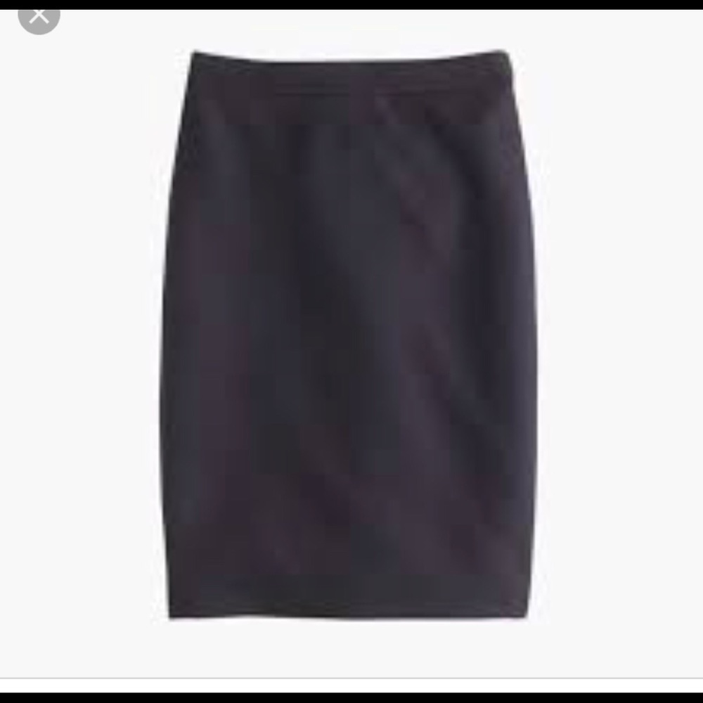 J crew doble serge wool skirt